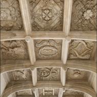 Plafond de la galerie.