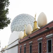Vue sur le dôme réticulaire