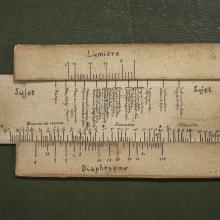 Règle de temps de pose Lumière