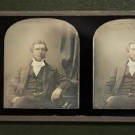 Daguerréotype colorié en relief