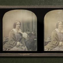 Daguerréotype colorié en relief