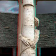 La Flagellation sur fond des portes en bronze