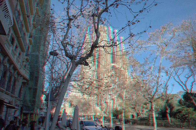 Vue sur la Sagrada Família