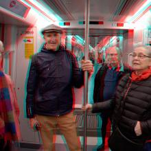 Dans le métro de Barcelone