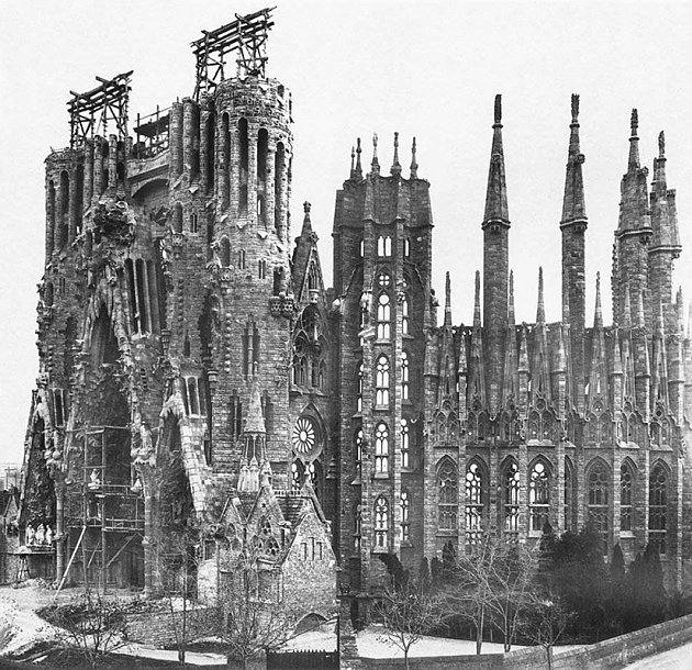Façade de la Nativité en 1908