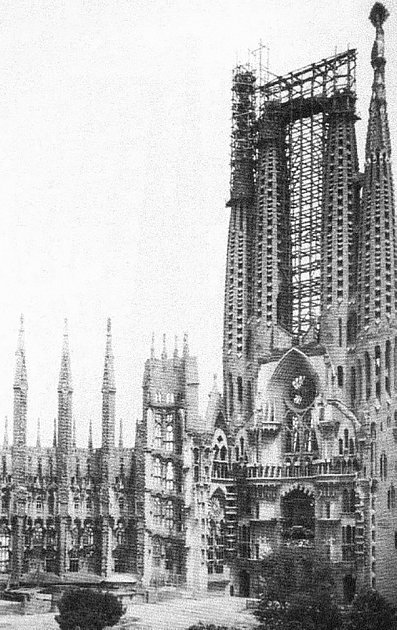 La Sagrada Família en 1928