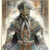 Namtar, dieu de la mort, fils d'Enlil et d'Ereshkigal