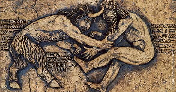 Le combat de Gilgamesh et d'Enkidu, Neil Dalrymple