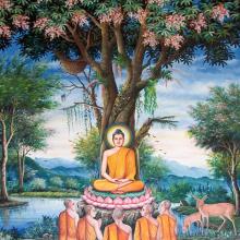 Premier sermon du Bouddha à Sarnath