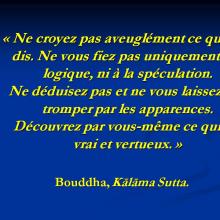 Ne croyez pas aveuglément ce que je dis...