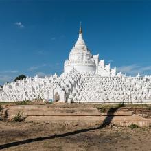 La Paya Hsinbyume, résidence de Thagyamin, roi des Nat. Mingun, Birmanie