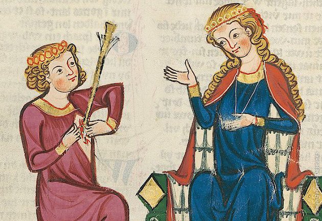 L'amour courtois, codex Manesse