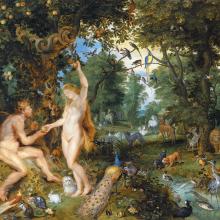 Le Jardin d'Éden et la chute de l'homme, Jan Brueghel et Pierre Paul Rubens, vers 1615