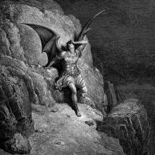 Satan par Gustave Doré pour Le Paradis perdu de John Milton, 1866