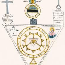 Tableau de Chevalier du Soleil, archives russes du G.O.D.F.