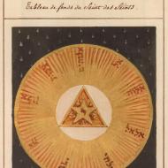 Tableau de Maître Secret. Manuscrit Vuillaume, 1822