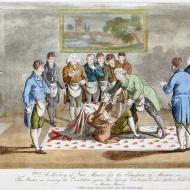 "Les cinq points parfaits de la Maîtrise". Palser, 1812. G.L.U.A.