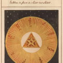 Tableau de Maître Secret. Manuscrit Vuillaume, 1822