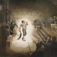 La "Grande Lumière", lithographie couleur, 1840