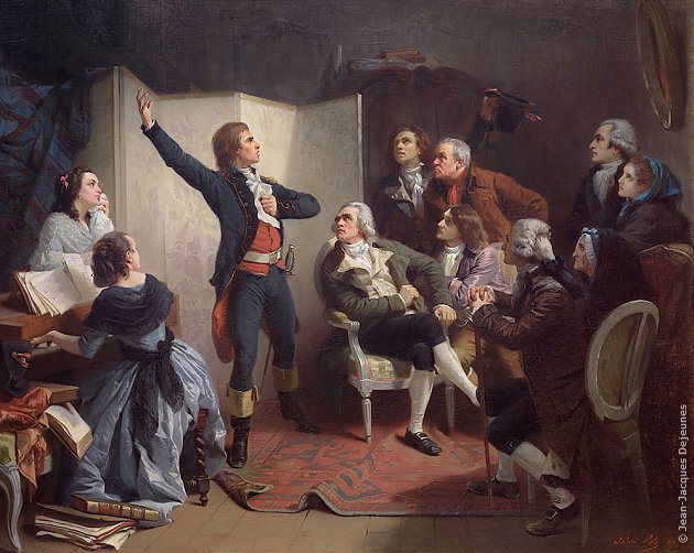 Rouget de Lisle chante La Marseillaise, Isidore Pils, 1849. Musée du Louvre
