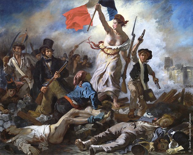 La Liberté guidant le peuple, Eugène Delacroix. Musée du Louvre