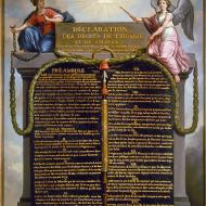 Déclaration des Droits de l'Homme et du Citoyen, Jean-Jacques François Le Barbier. Musée Carnavalet