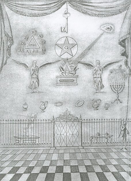 Tableau de Maître Secret. Gamble, 1769