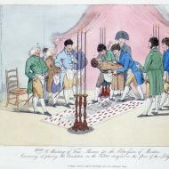 Palser, estampe aquarellée, 1812, GLUA