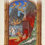 Le Purgatoire, Les Très Riches Heures du duc de Berry, XVe siècle