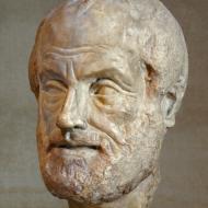 Aristote, copie d'après un bronze de Lysippe