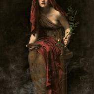 Prêtresse de Delphes, John Collier, 1891