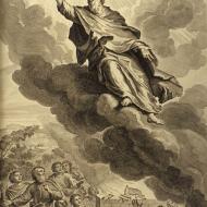 Énoch monte au Paradis, Gerard Hoet, 1728