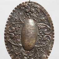 Pendentif en argent, fin XIXe siècle. Musée juif de Suisse, Bâle