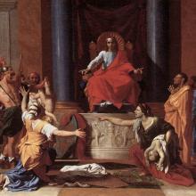 Le Jugement de Salomon, Nicolas Poussin, 1649. Musée du Louvre