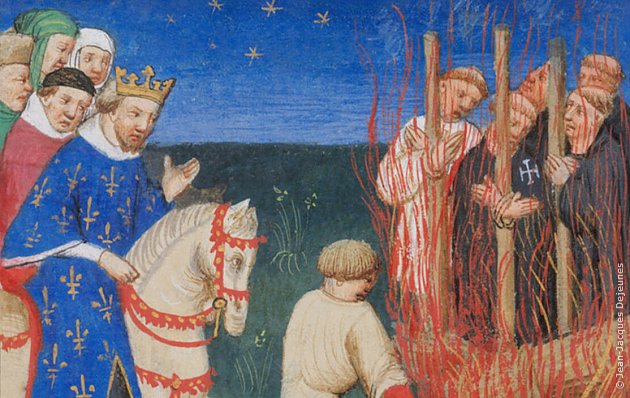 Philippe le Bel condamne les Templiers au bûcher le 13 octobre 1307