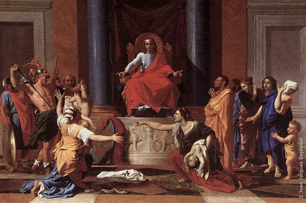 Le Jugement de Salomon, Nicolas Poussin, 1649. Musée du Louvre