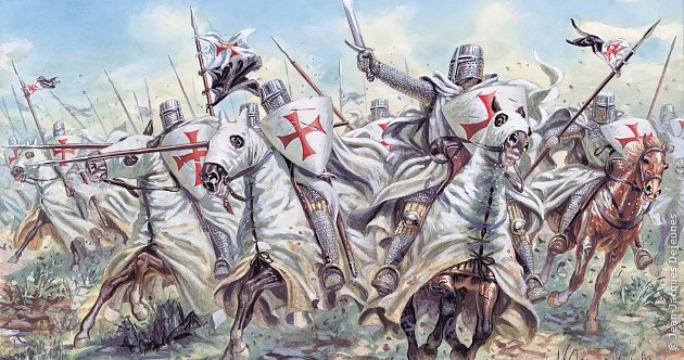 La charge des Templiers en Terre Sainte, Giuseppe Rava, 2008