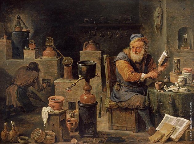 L'alchimiste, David Teniers II, dit le Jeune (1610-1690)