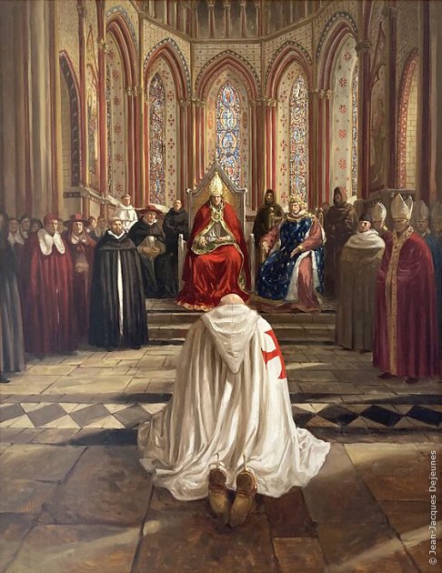 Le sacrifice des Templiers par Clément V et Philippe le Bel, Ugo Pinson