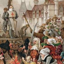 Le 18 mars 1314, Jacques de Molay monte sur le bûcher à Paris