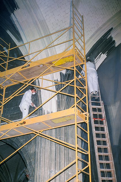 1982 - Travaux de rénovation dans l'église