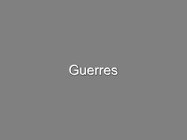 Guerres