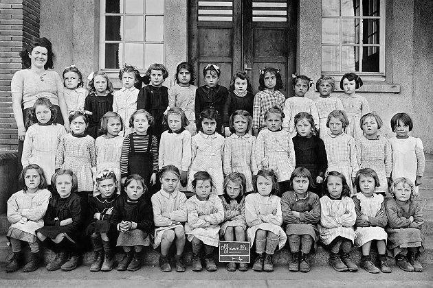 1949 - Classe de filles de Marie-Thérèse Gilet