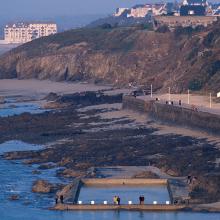 Plage au couchant