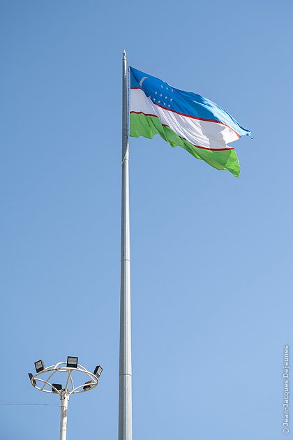 Drapeau ouzbek