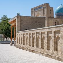 Pishtaq et dôme de la mosquée
