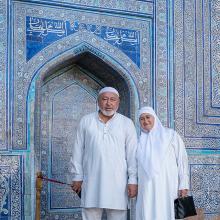 Pèlerins à la Mosquée d'été