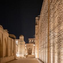 Ruelle éclairée