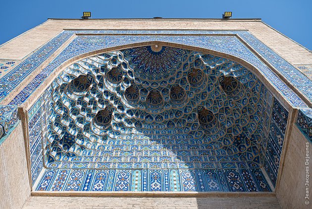 Détail du portique Mohammed Sultan