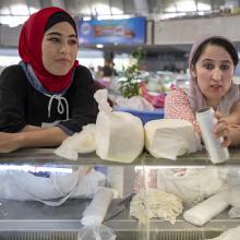 Vendeuses de fromages